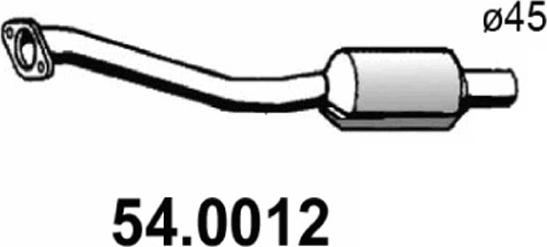 ASSO 54.0012 - Catalizzatore autozon.pro