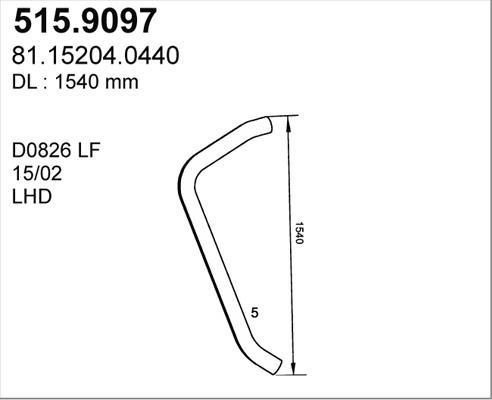 ASSO 515.9097 - Tubo gas scarico autozon.pro