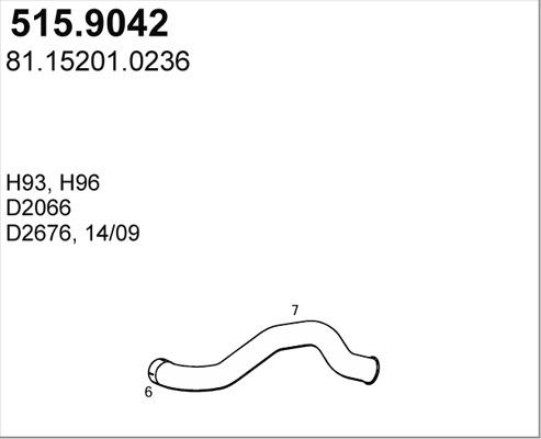 ASSO 515.9042 - Tubo gas scarico autozon.pro