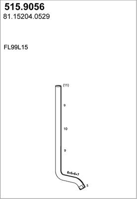 ASSO 515.9056 - Tubo gas scarico autozon.pro