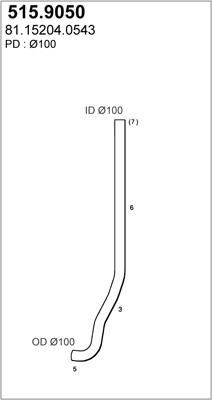 ASSO 515.9050 - Tubo gas scarico autozon.pro