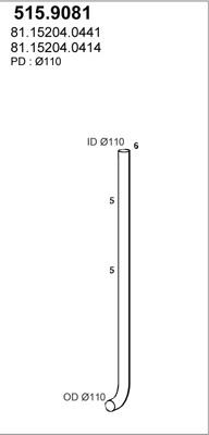 ASSO 515.9081 - Tubo gas scarico autozon.pro
