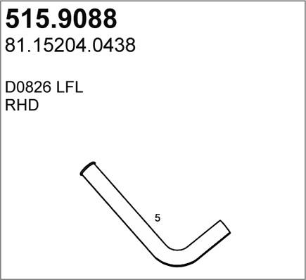 ASSO 515.9088 - Tubo gas scarico autozon.pro