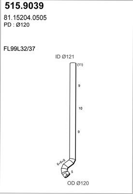 ASSO 515.9039 - Tubo gas scarico autozon.pro