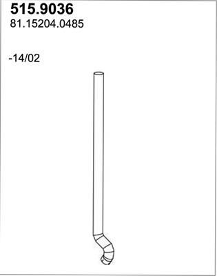 ASSO 515.9036 - Tubo gas scarico autozon.pro