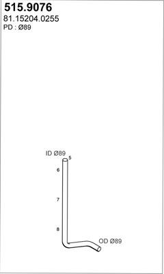 ASSO 515.9076 - Tubo gas scarico autozon.pro