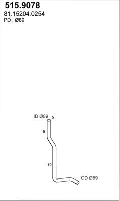 ASSO 515.9078 - Tubo gas scarico autozon.pro