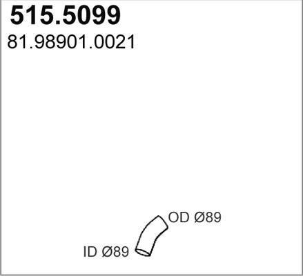 ASSO 515.5099 - Tubo gas scarico autozon.pro