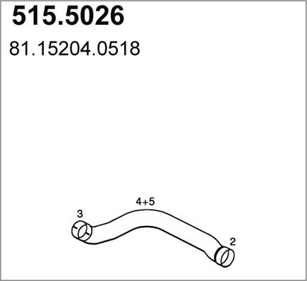 ASSO 515.5026 - Tubo gas scarico autozon.pro