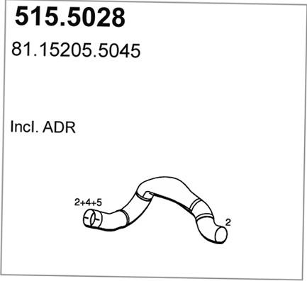 ASSO 515.5028 - Tubo gas scarico autozon.pro