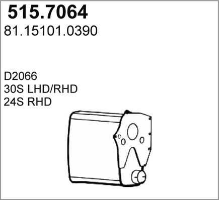 ASSO 515.7064 - Silenziatore centrale / posteriore autozon.pro