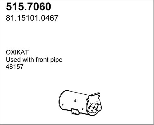 ASSO 515.7060 - Silenziatore centrale / posteriore autozon.pro