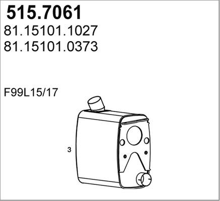 ASSO 515.7061 - Silenziatore centrale / posteriore autozon.pro