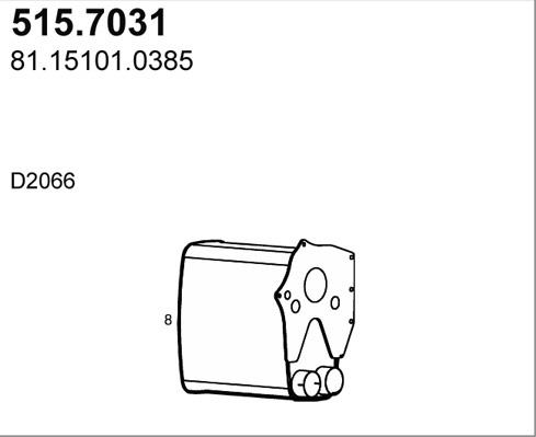 ASSO 515.7031 - Silenziatore centrale / posteriore autozon.pro