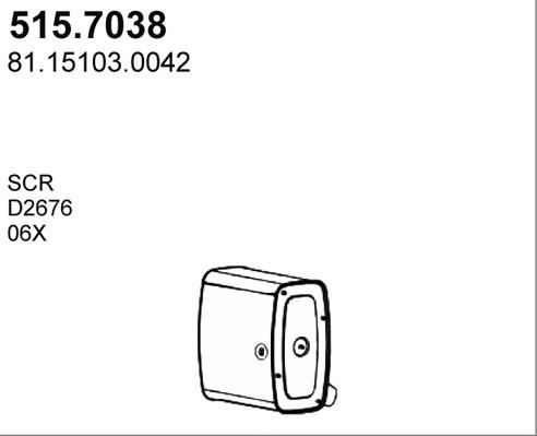 ASSO 515.7038 - Silenziatore centrale / posteriore autozon.pro