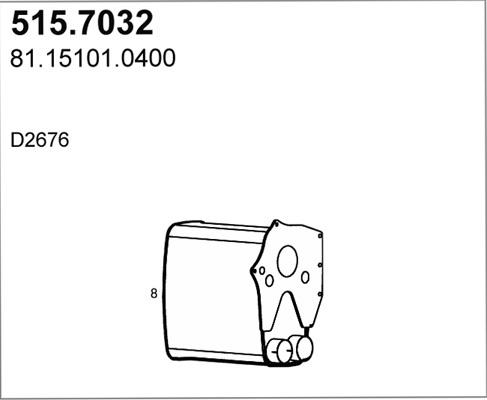 ASSO 515.7032 - Silenziatore centrale / posteriore autozon.pro