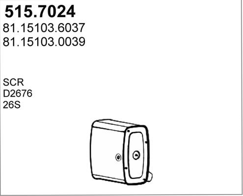 ASSO 515.7024 - Silenziatore centrale / posteriore autozon.pro