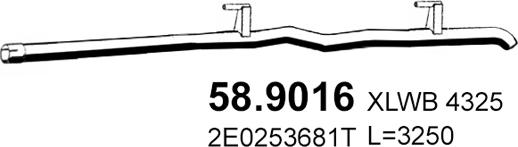 ASSO 58.9016 - Tubo gas scarico autozon.pro