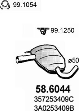 ASSO 58.6044 - Silenziatore centrale autozon.pro