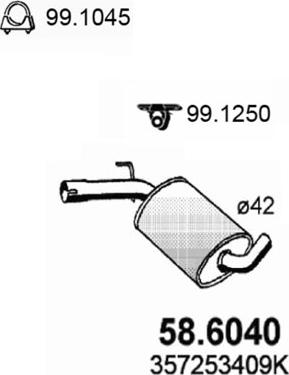 ASSO 58.6040 - Silenziatore centrale autozon.pro