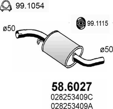 ASSO 58.6027 - Silenziatore centrale autozon.pro