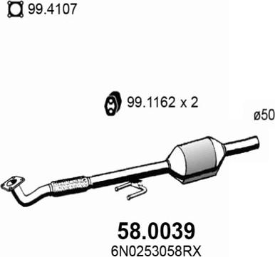 ASSO 58.0039 - Catalizzatore autozon.pro