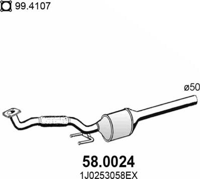 ASSO 58.0024 - Catalizzatore autozon.pro