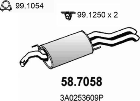 ASSO 58.7058 - Silenziatore posteriore autozon.pro