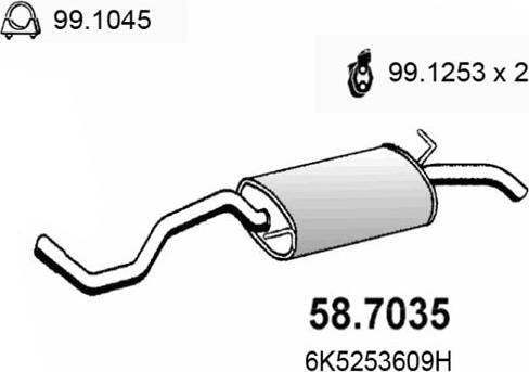 ASSO 58.7035 - Silenziatore posteriore autozon.pro