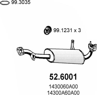 ASSO 52.6001 - Silenziatore centrale autozon.pro