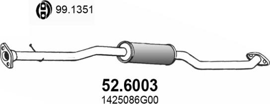 ASSO 52.6003 - Silenziatore centrale autozon.pro