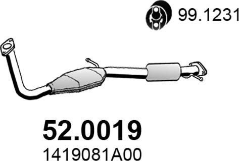 ASSO 52.0019 - Catalizzatore autozon.pro