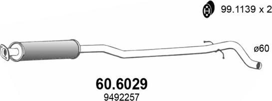 ASSO 60.6029 - Silenziatore centrale autozon.pro