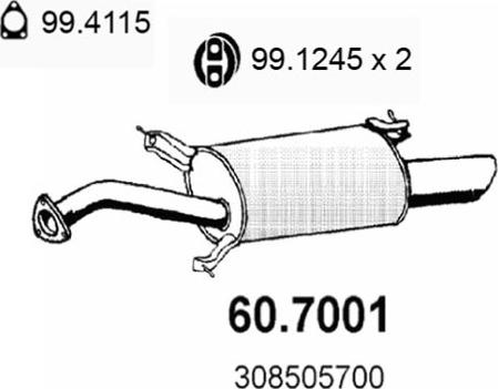 ASSO 60.7001 - Silenziatore posteriore autozon.pro