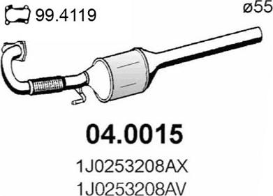 ASSO 04.0015 - Catalizzatore autozon.pro