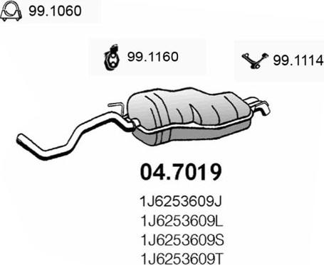 ASSO 04.7019 - Silenziatore posteriore autozon.pro