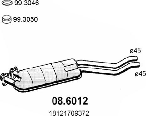 ASSO 08.6012 - Silenziatore centrale autozon.pro