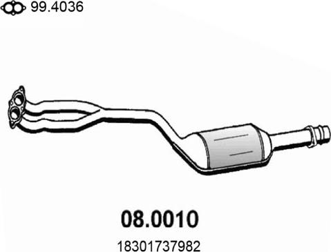 ASSO 08.0010 - Catalizzatore autozon.pro