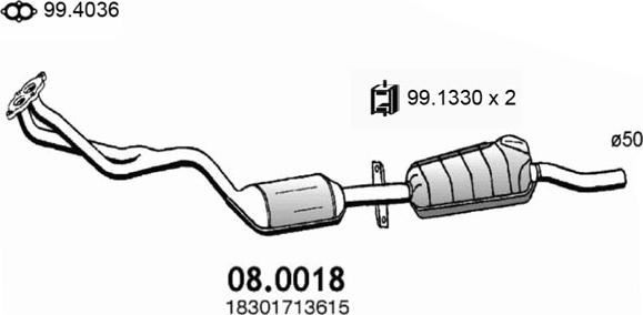 ASSO 08.0018 - Catalizzatore autozon.pro