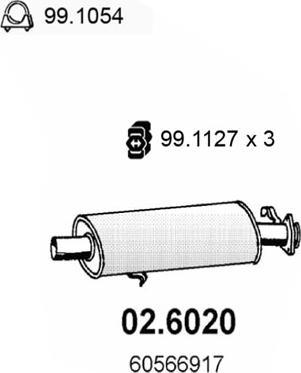 ASSO 02.6020 - Silenziatore centrale autozon.pro