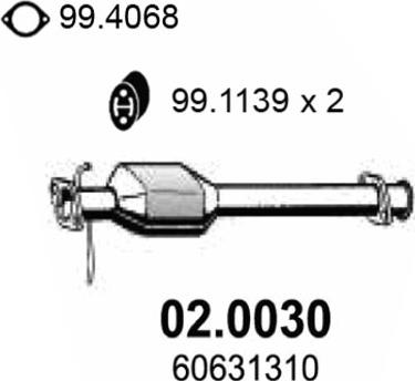 ASSO 02.0030 - Catalizzatore autozon.pro