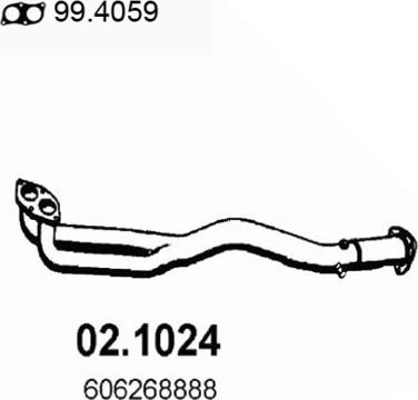 ASSO 02.1024 - Tubo gas scarico autozon.pro