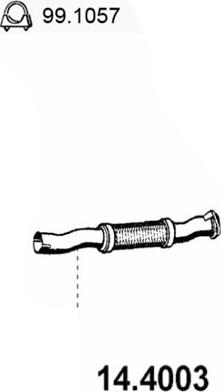 ASSO 14.4003 - Tubo gas scarico autozon.pro