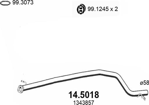 ASSO 14.5018 - Tubo gas scarico autozon.pro