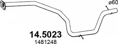 ASSO 14.5023 - Tubo gas scarico autozon.pro