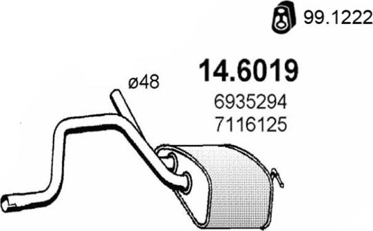 ASSO 14.6019 - Silenziatore centrale autozon.pro