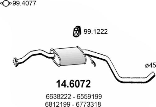 ASSO 14.6072 - Silenziatore centrale autozon.pro