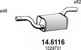 ASSO 14.6116 - Silenziatore centrale autozon.pro