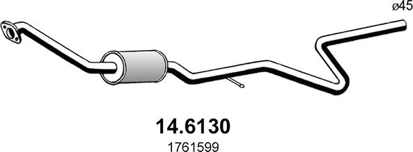 ASSO 14.6130 - Silenziatore centrale autozon.pro