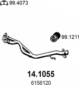 ASSO 14.1055 - Tubo gas scarico autozon.pro